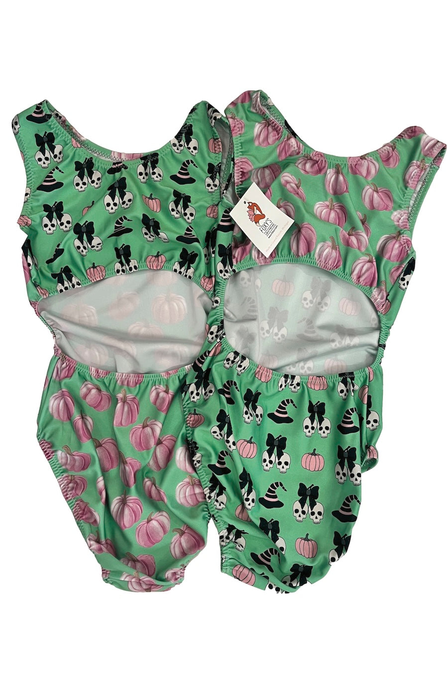 Pumpkin Mash Vice Versa Halloween Leotard for Girls (Which One Will You Choose?)