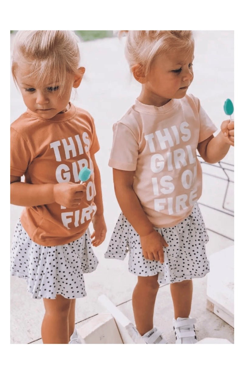 Girl on Fire Tee - Toddler Size 3T - Foxy's Leotards - Gymnastics & Play! - Foxy’s