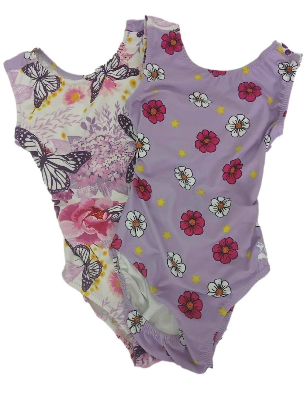 Ultra Soft Floral Butterfly Foxy's Leotard - Foxy’s