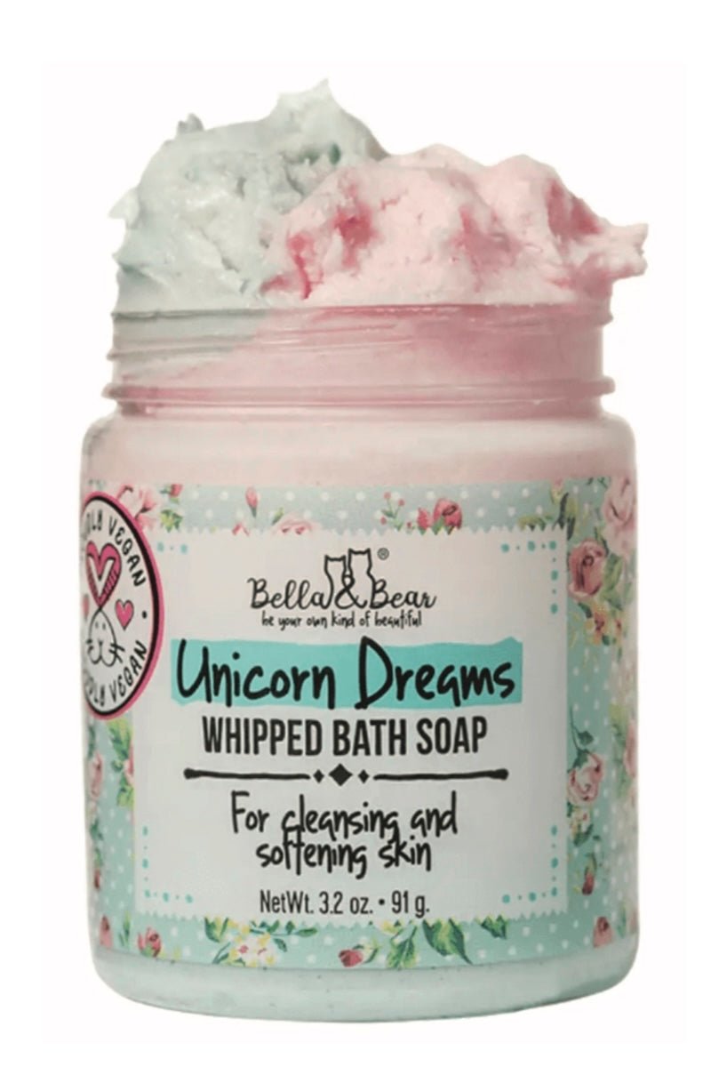Unicorn Dreams Whipped Bath Soap & Shave Cream - 3.2oz Travel Size | Vegan & Cruelty - Free - Foxy’s