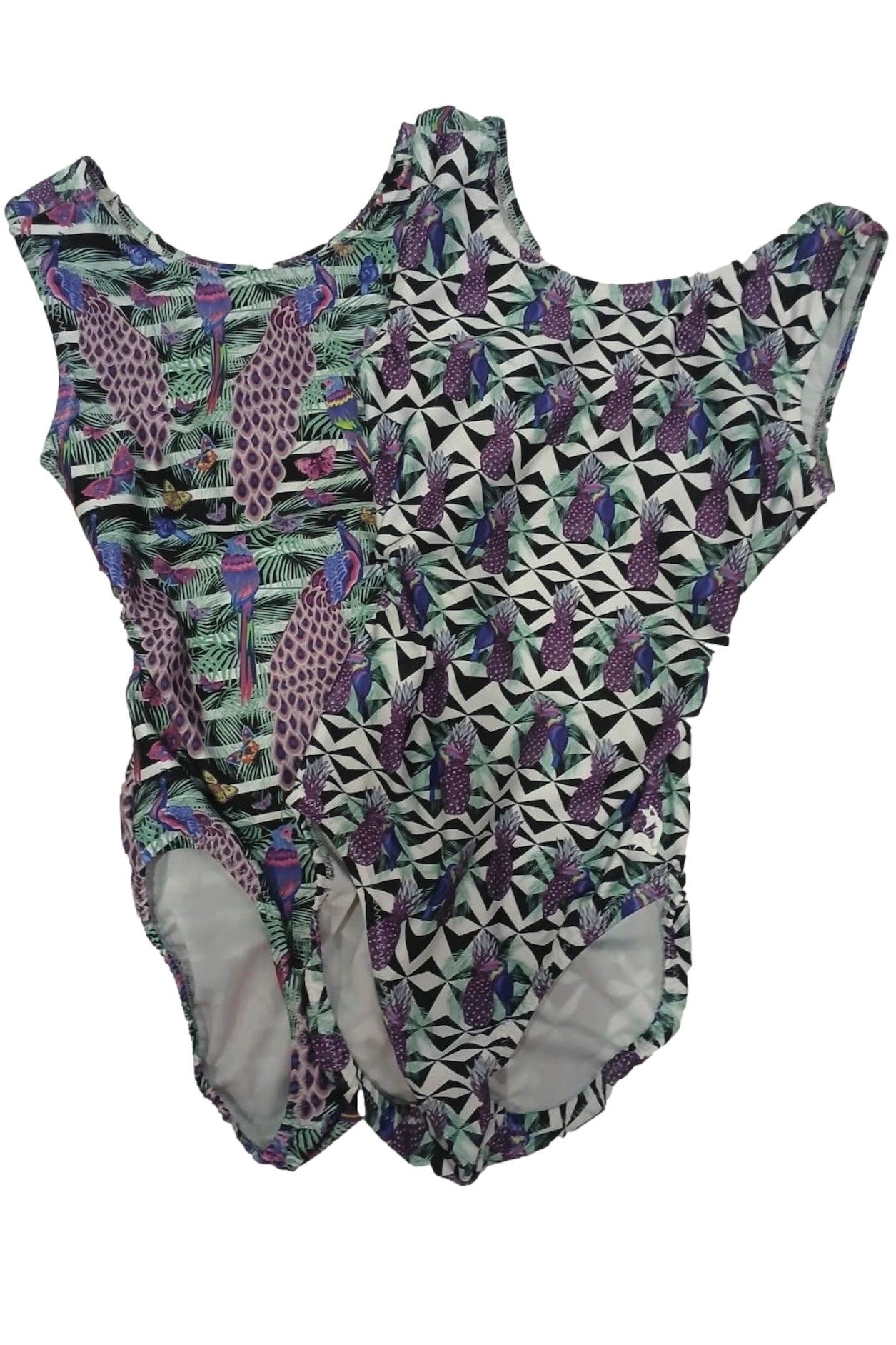 Pineapple Peacock Vice Versa Leotards for Besties (Which One Will You Choose?) - Foxy’s