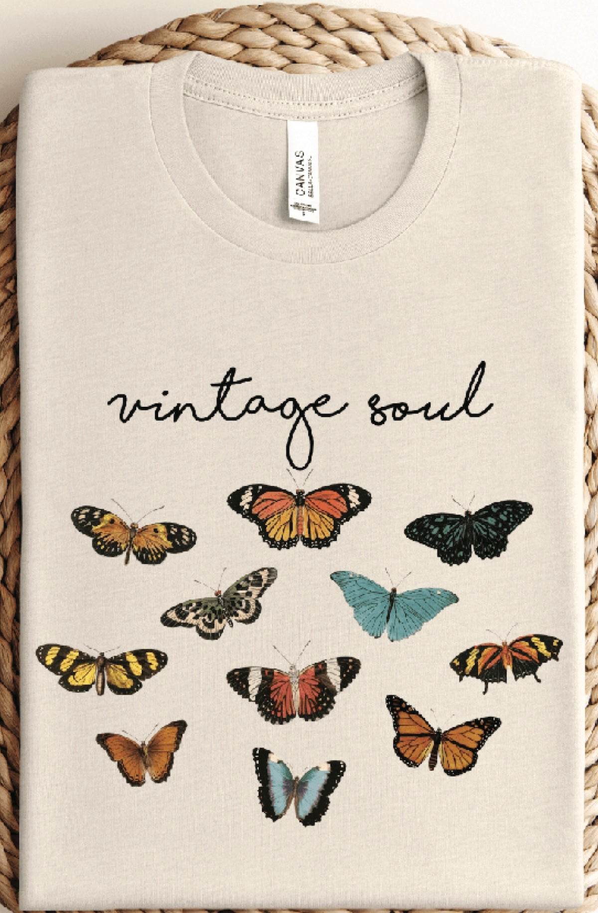 Butterfly Vintage Soul Graphic Tee - Foxy’s