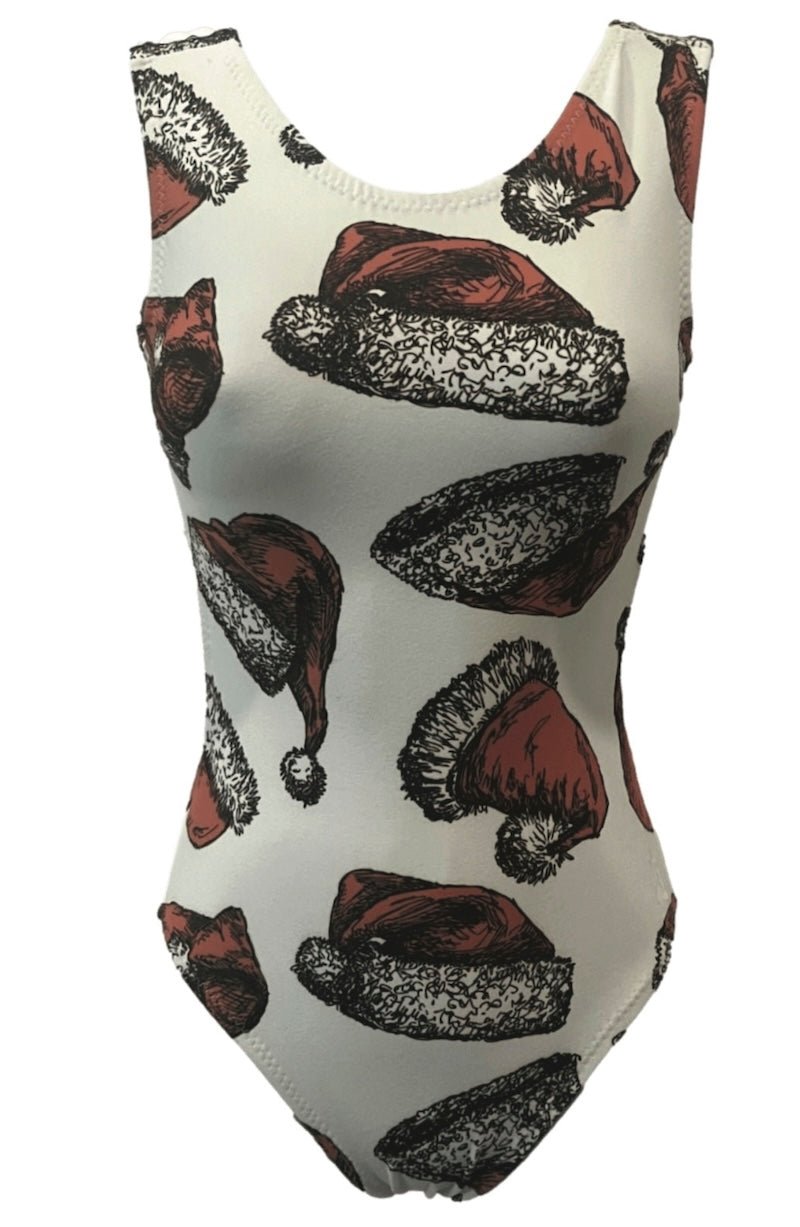 ULTRA SOFT Santa Hats Foxy's Leotard for Girls - Foxy’s