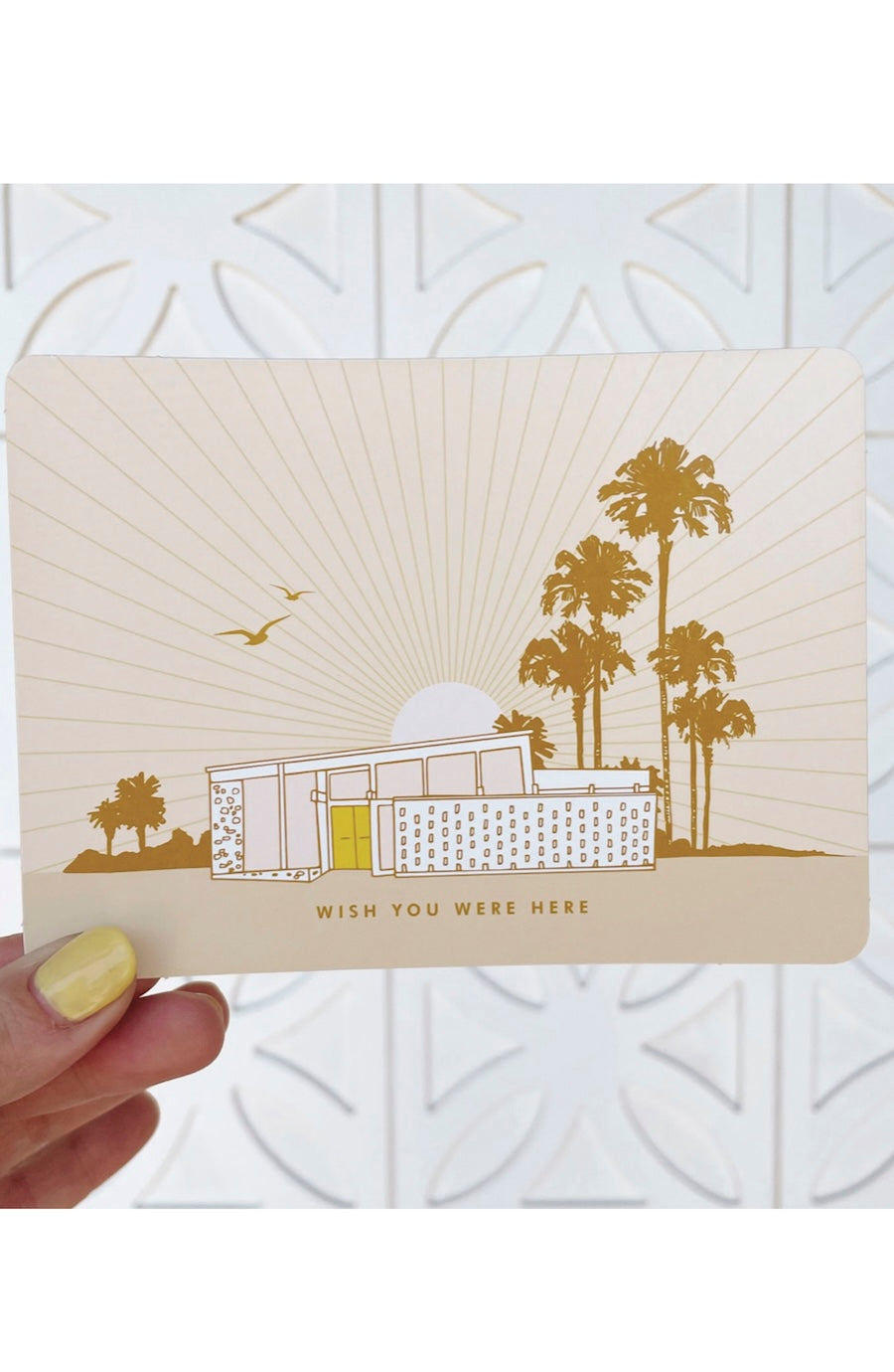 wish you were here postcard