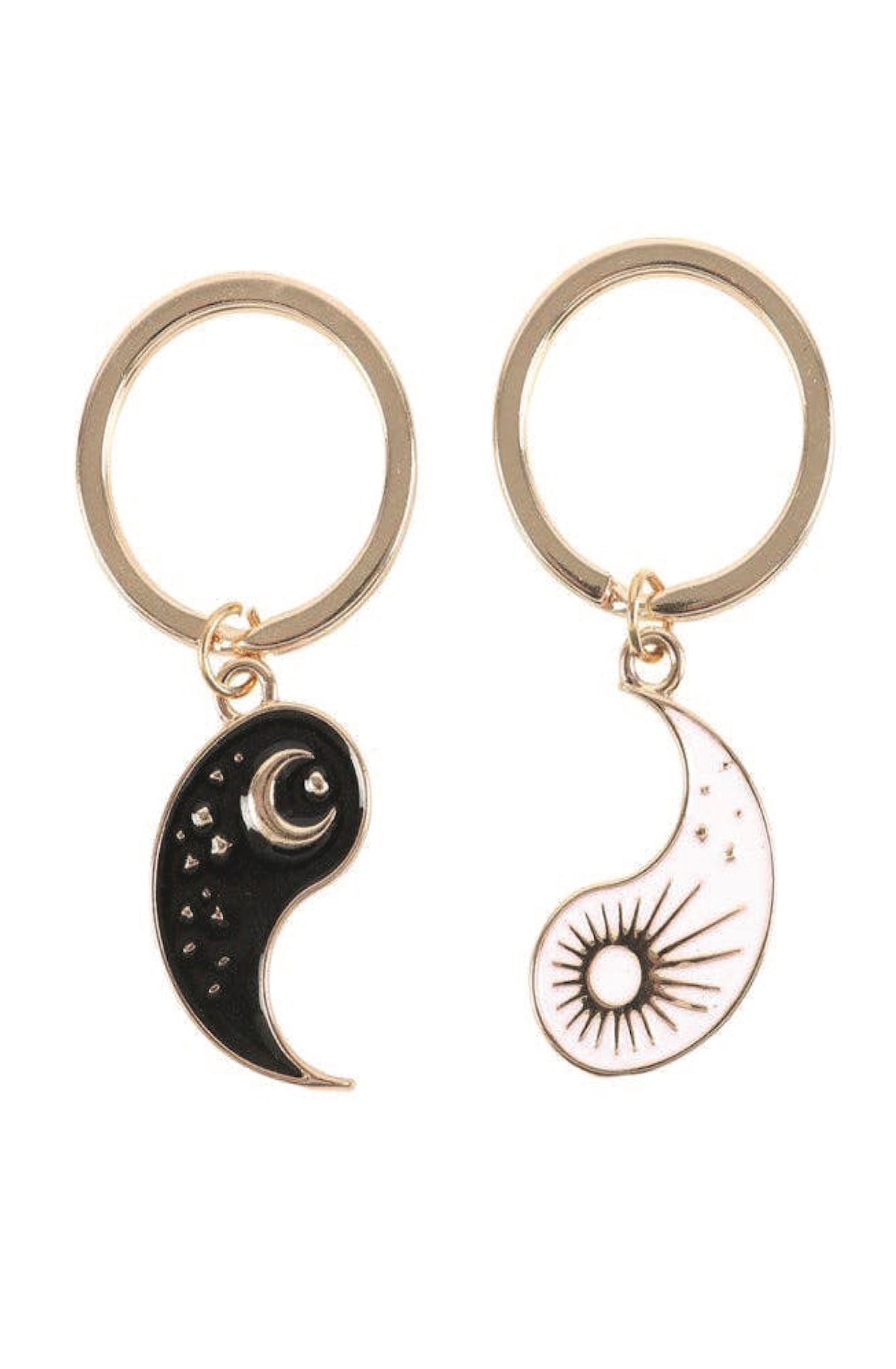 Pair of Yin Yang Best Friend Keyrings - Foxy’s