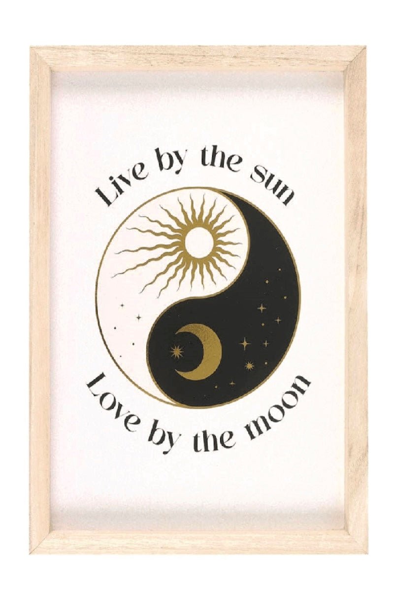 Yin Yang Wall Art Print - Celestial Harmony for Home & Office ✨ - Foxy’s
