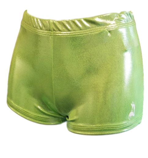 Bright Green Lycra shorts