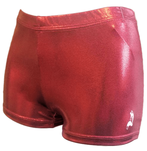 Red top spandex shorts