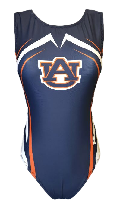 Auburn Stripes Leotard