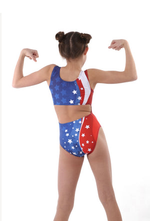 mary lou retton gymnastics leotard