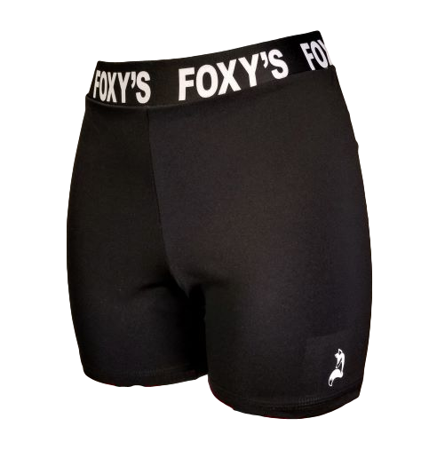 NEW Foxy's Banded 4" Black Lycra Performance Shorts ( more coming soon)