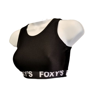 NEW Foxy's Banded Nylon Sports Bra